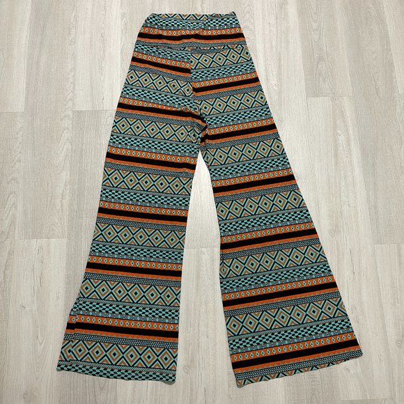 Stretchy Extra Wide leg Pants!! Lightweight~ size L - Picture 2 of 3